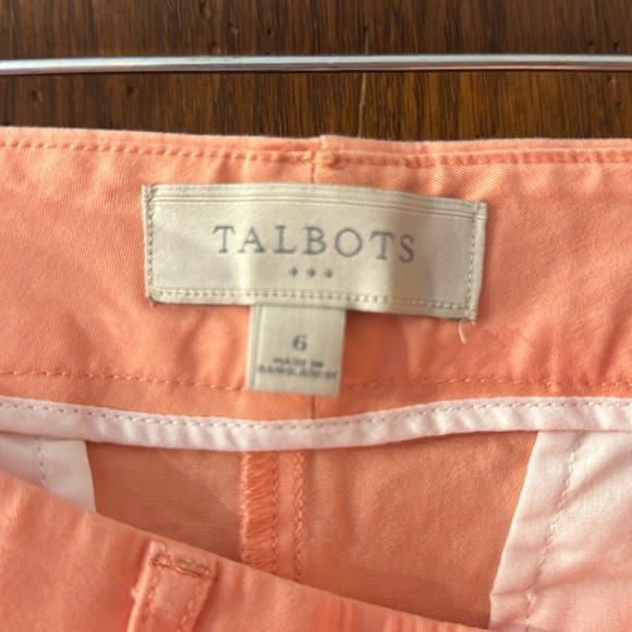 Talbots Capri Pants Peach! - Picture 2 of 5